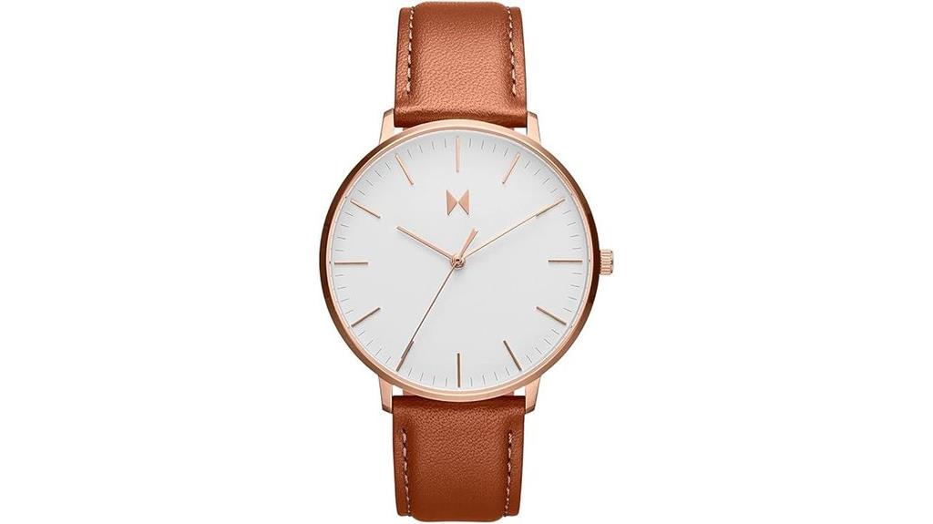 stylish slim dress watch