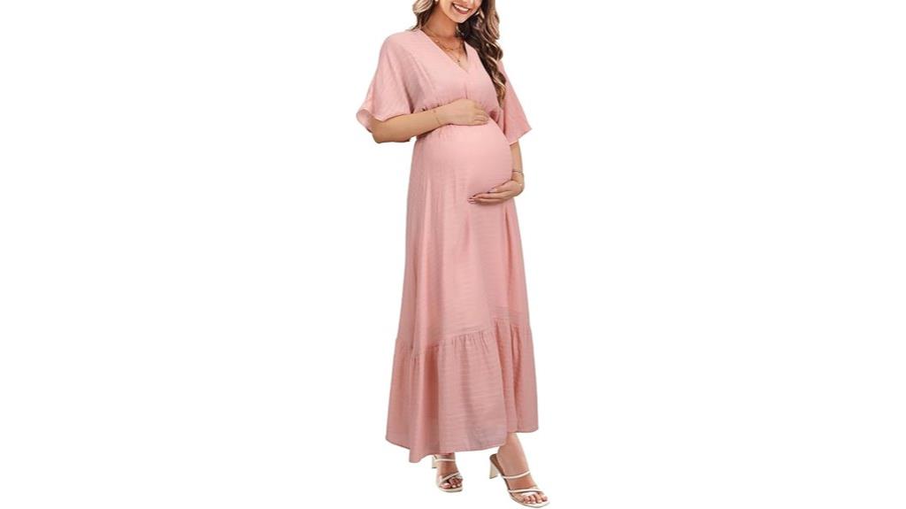 stylish summer maternity dress