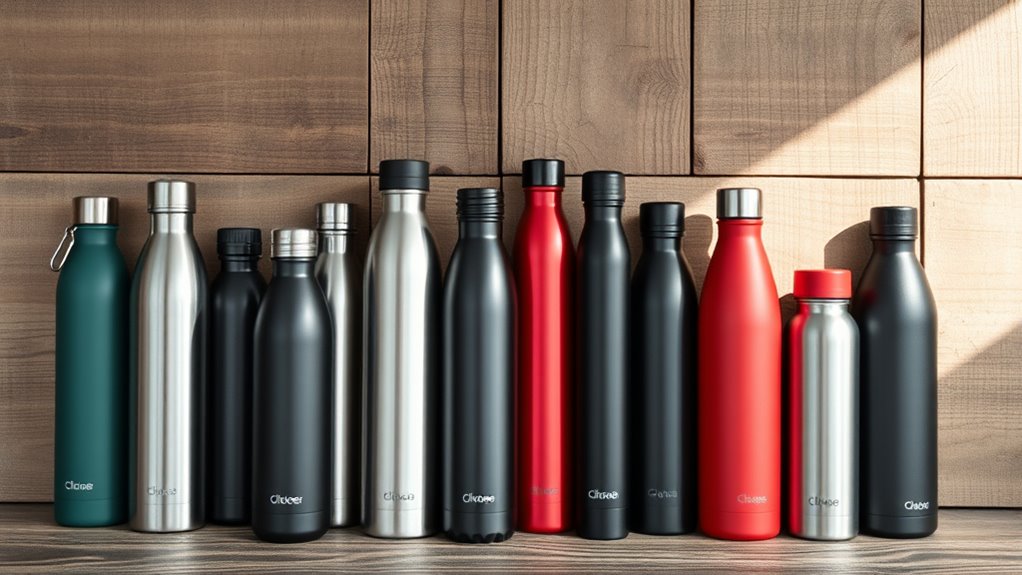stylish sustainable water bottles