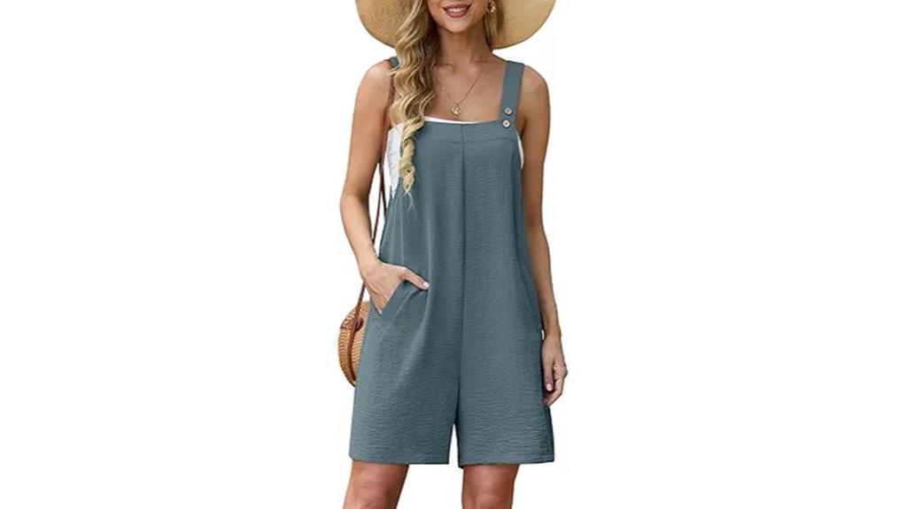 summer boho sleeveless jumpsuit