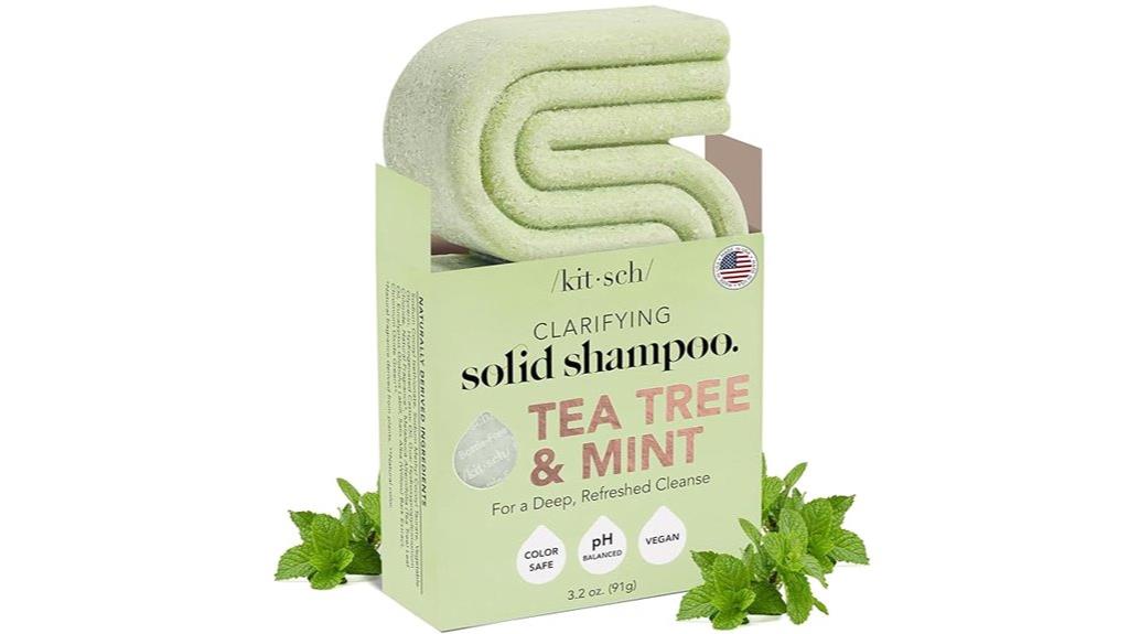 tea tree mint shampoo bar