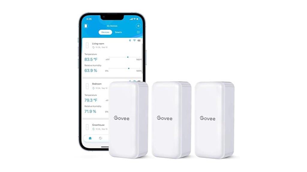 three pack govee thermometers