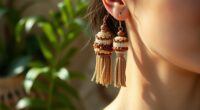 top boho tassel earrings