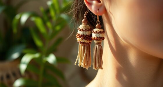 top boho tassel earrings