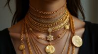 top gold layered necklaces