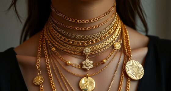 top gold layered necklaces