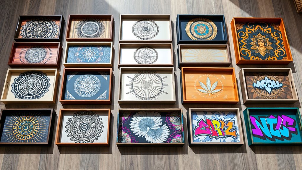 top rolling tray selections