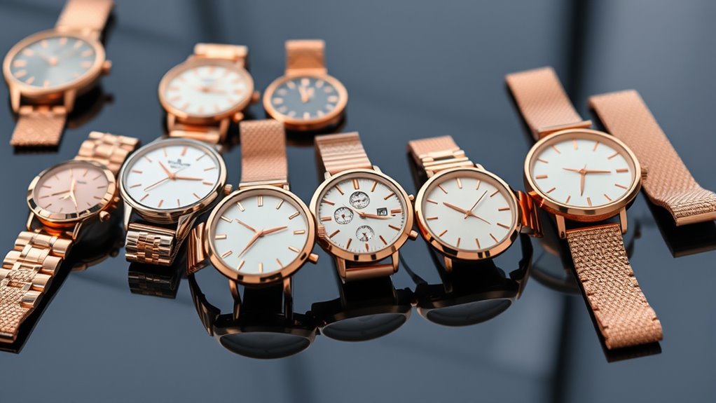 top rose gold women s watches