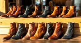 top women s leather ankle boots