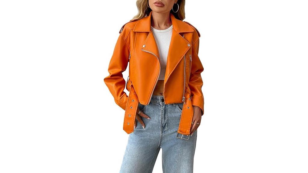 vegan faux leather jacket