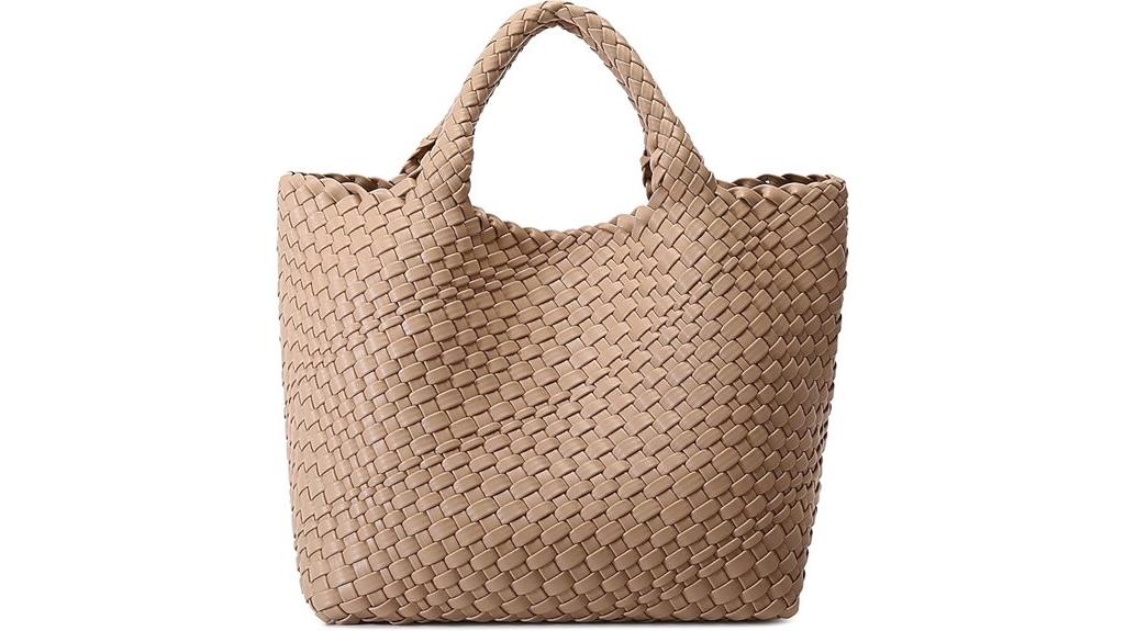 vegan leather tote