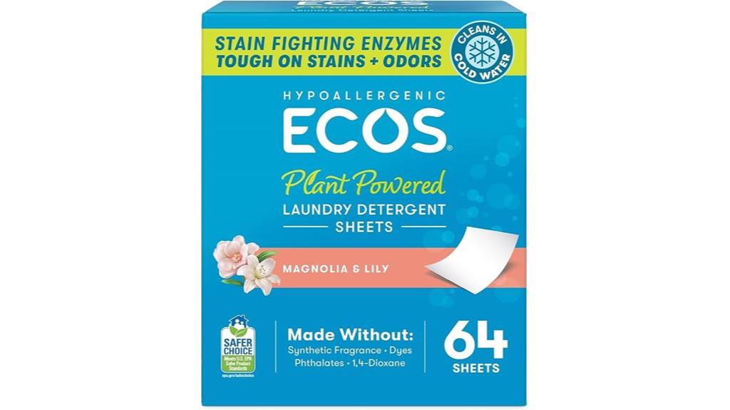 vegan plastic free laundry sheets