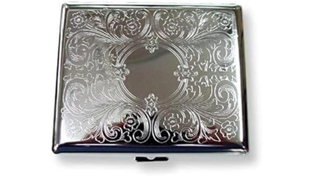 victorian silver cigarette case