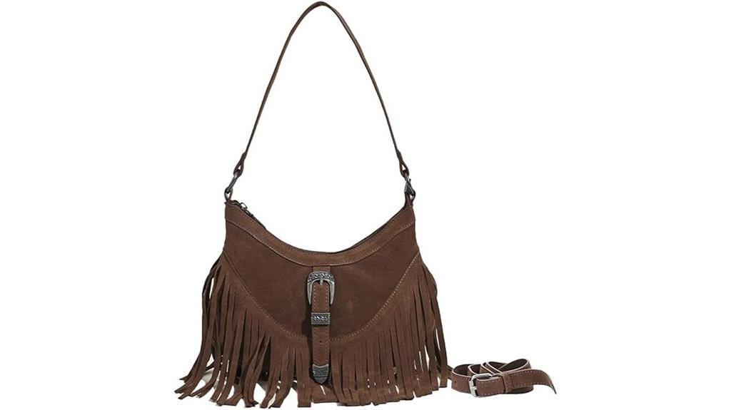 western fringe tassel purse