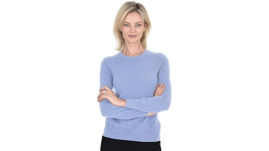 women s cashmere crewneck sweater