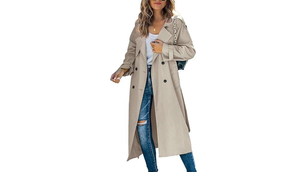 women s double breasted coat