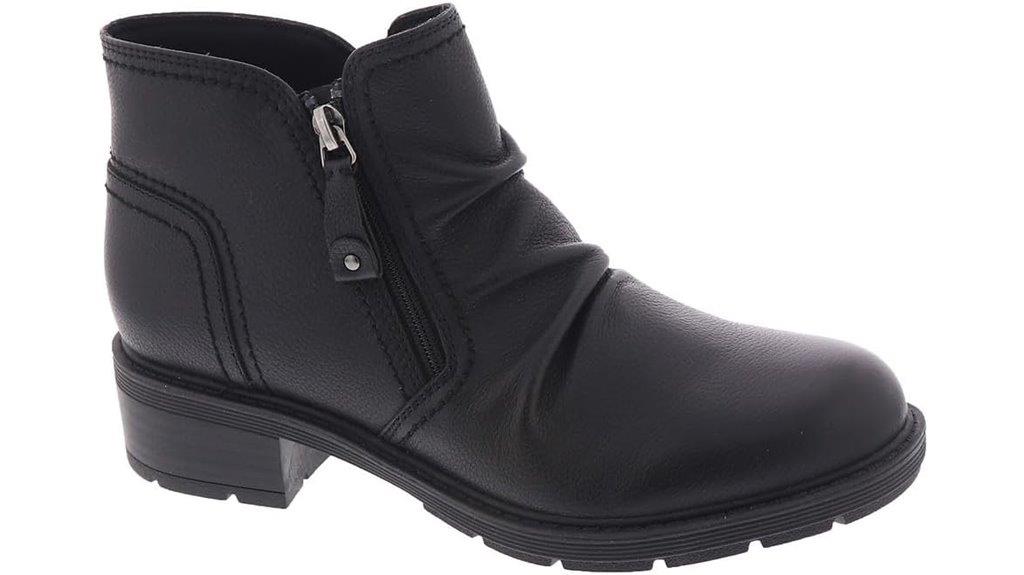 women s dove leather booties