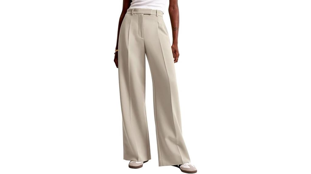 women s high waisted wide leg pants
