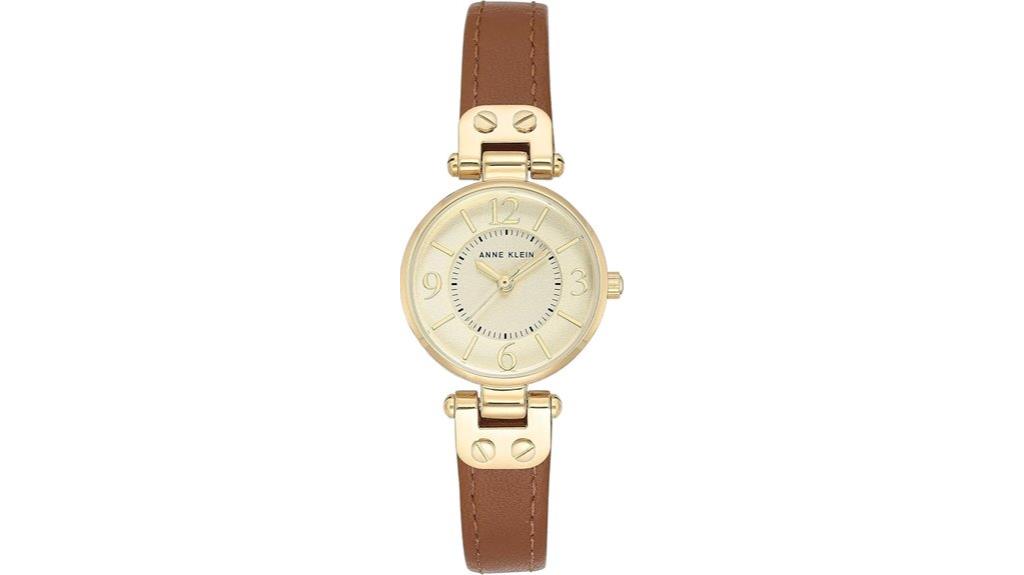 women s leather strap watch
