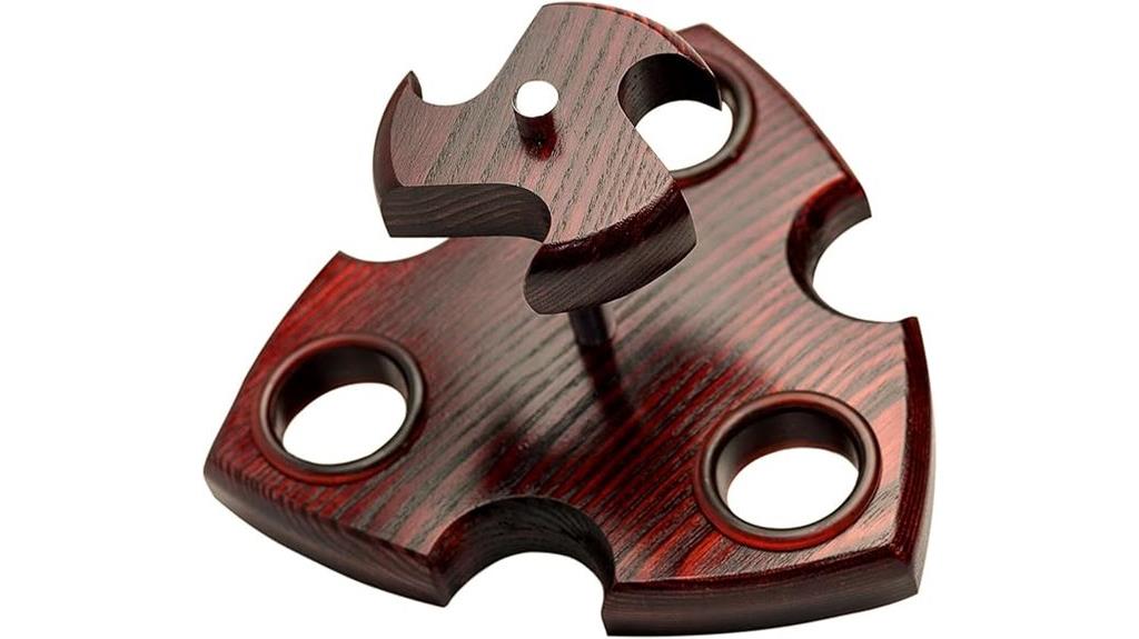 wooden tobacco pipe holder