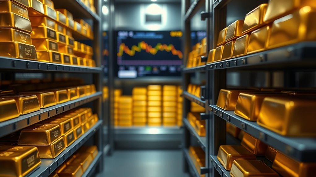 central banks control gold flow