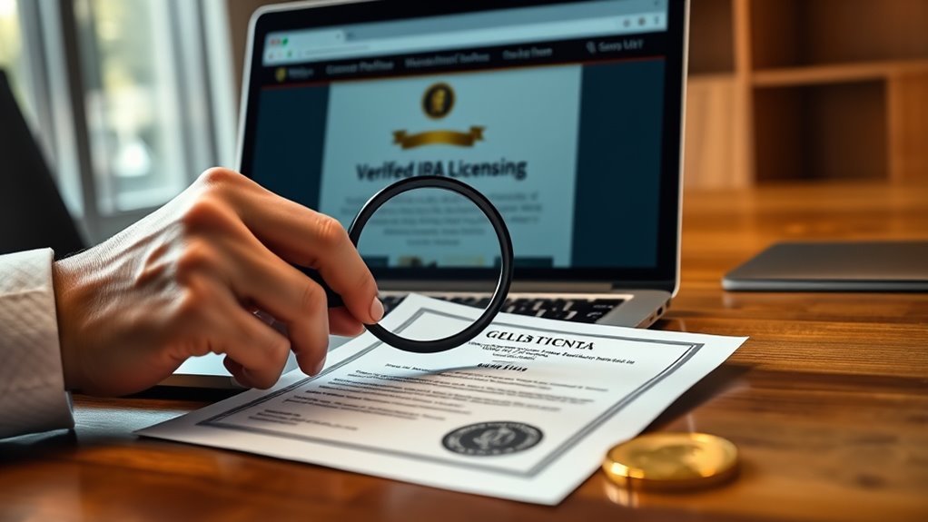 check provider licensing credentials