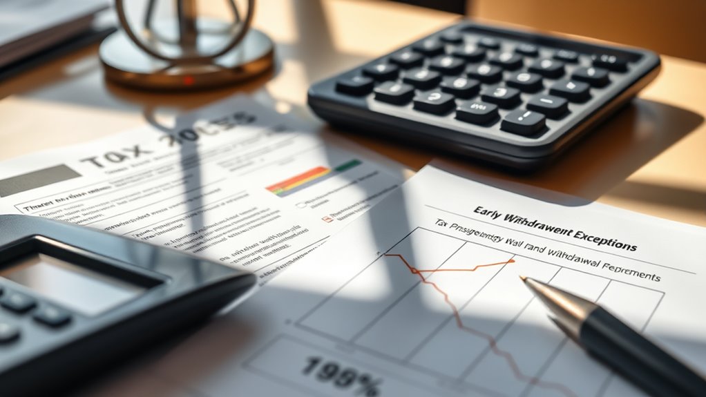 early withdrawal exceptions apply