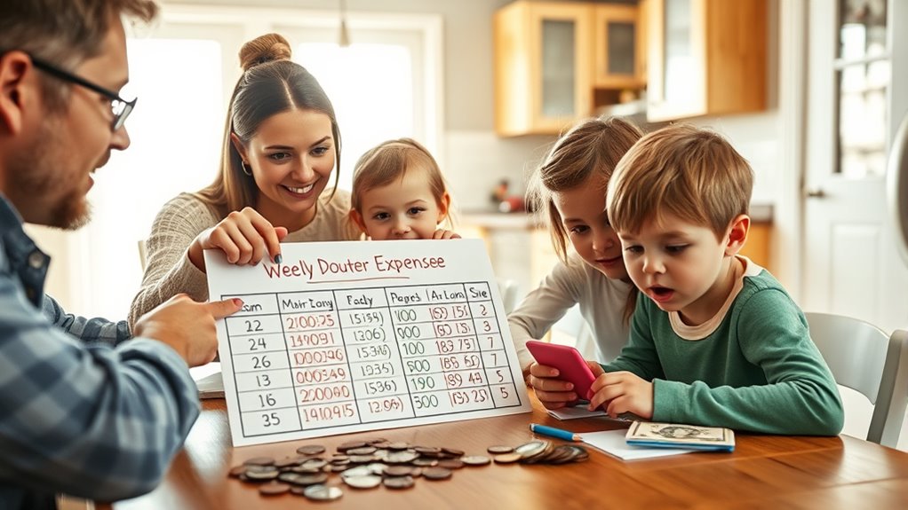family expense tracking practice