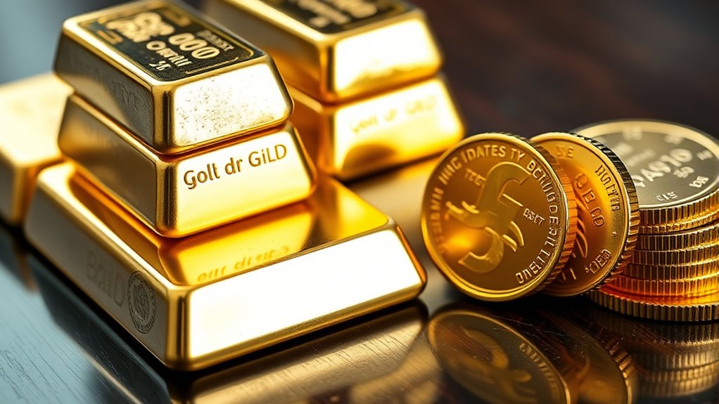 gold bullion versus coins