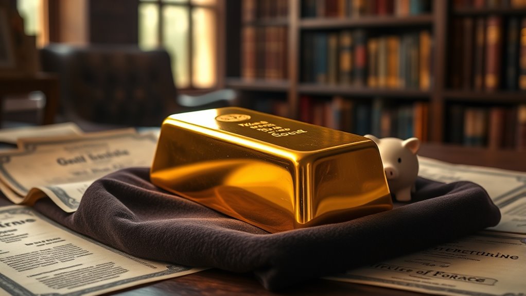 gold outperforms during downturns