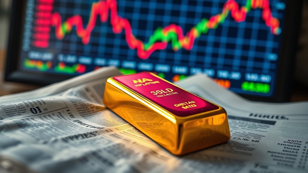 gold rises with inflation expectations