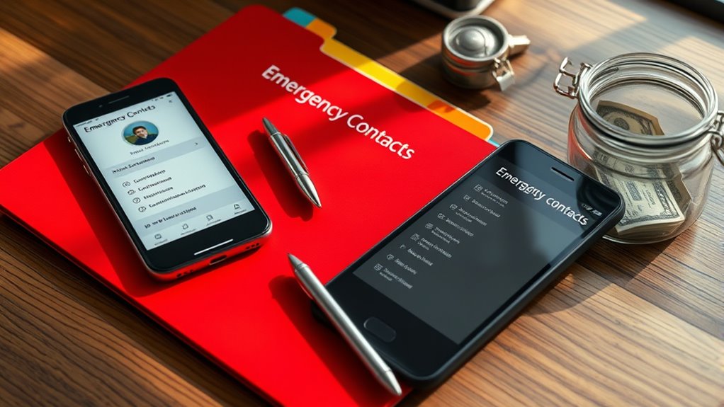 keep emergency contact handy