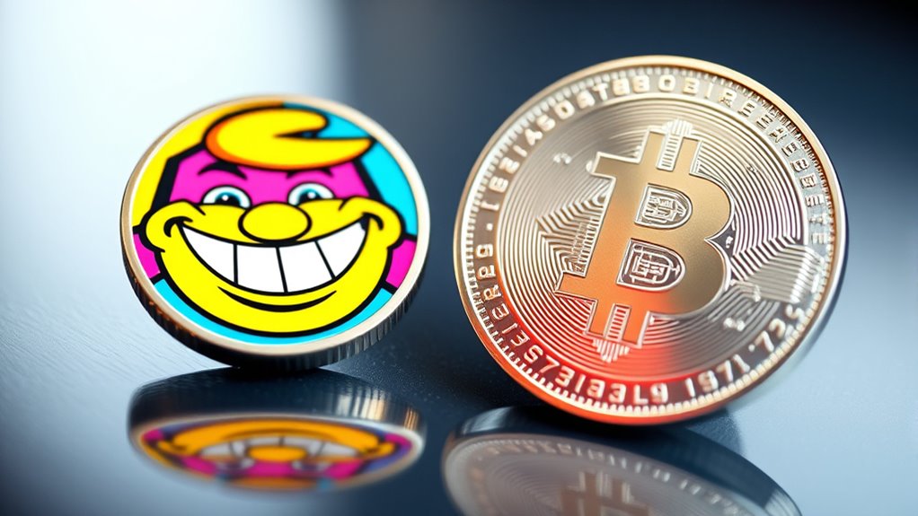 memecoins vs altcoins comparison