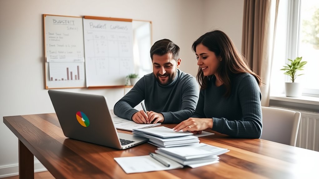 regular team financial reviews