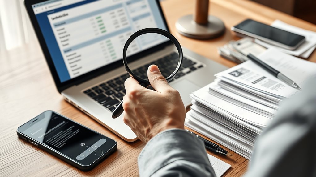 regularly review financial statements