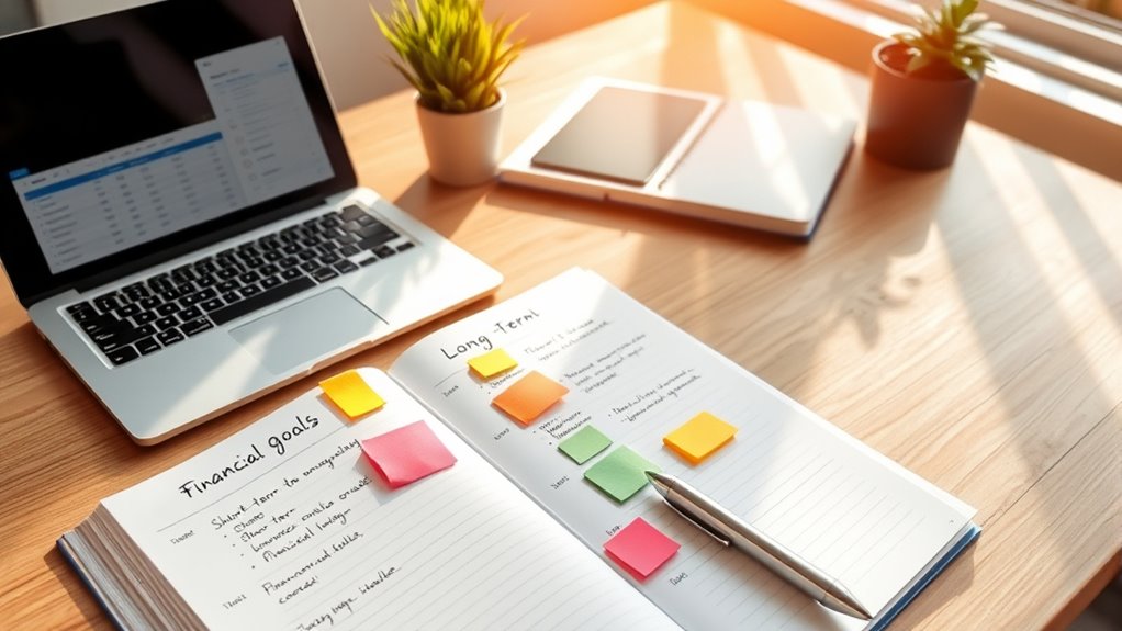 set clear financial objectives