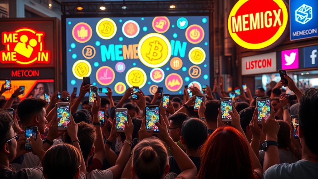 social media boosts memecoin visibility