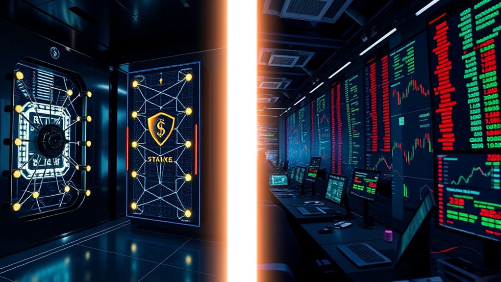 staking versus liquidity mining