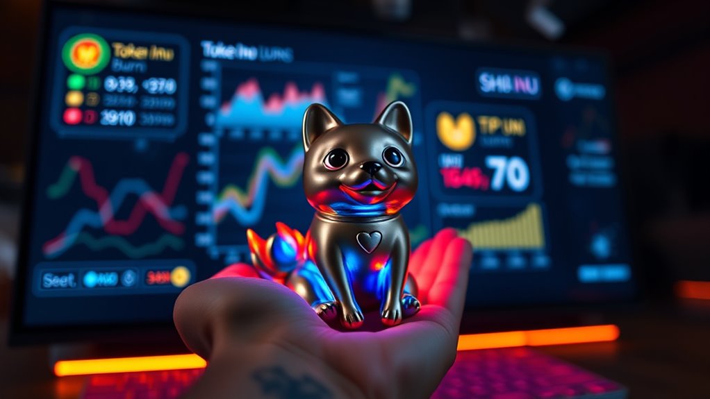 token burns reduce circulating supply