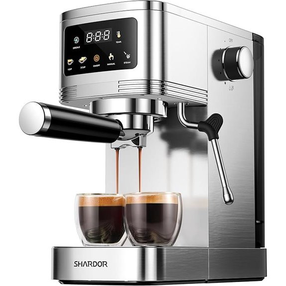 SHARDOR 20 Bar Espresso Machine with Milk Frother