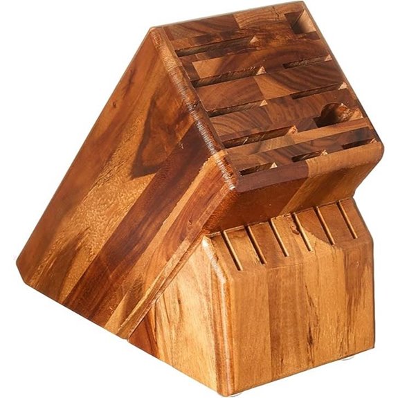 WÜSTHOF 17-Slot Acacia Knife Storage Block