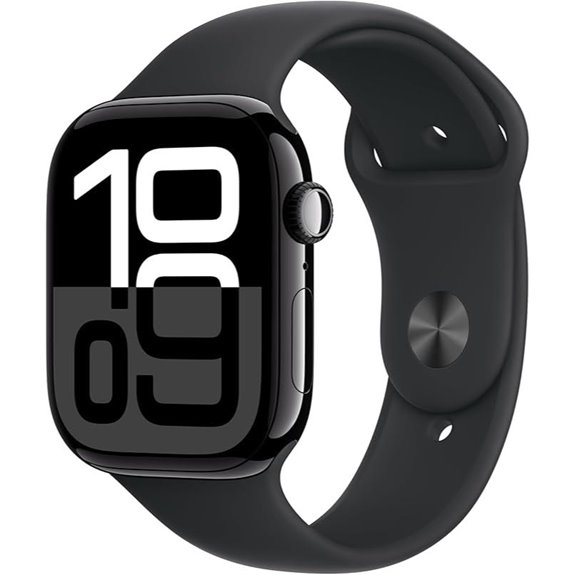 Apple Watch Series 10 GPS 46mm Black Sport Band