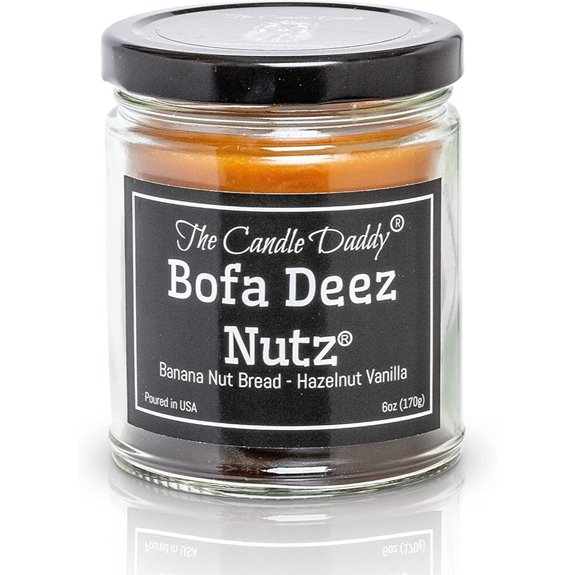 Bofa Deez Nutz Scented Candle 6oz 40hr Burn