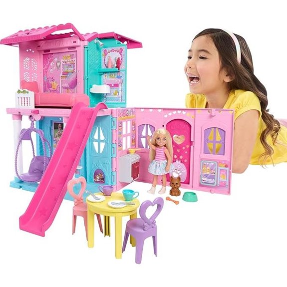 Chelsea Dollhouse with Accessories Expandable Play Areas