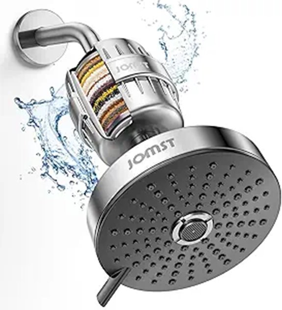 chromium filtered shower head