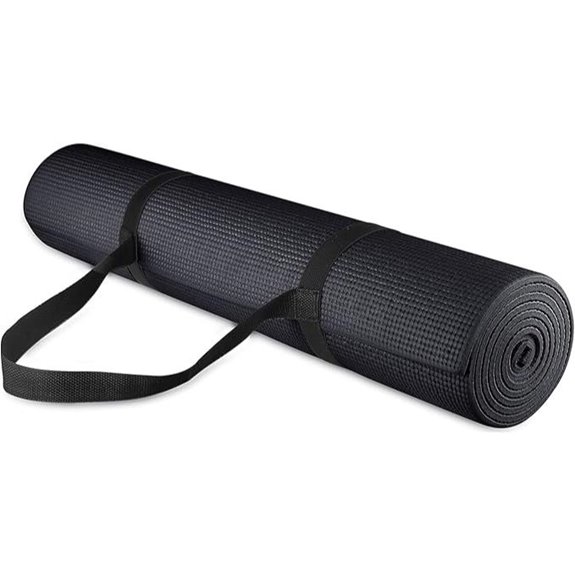 Fitvids Multi-Color 1/4-Inch Yoga Mat with Carrying Strap