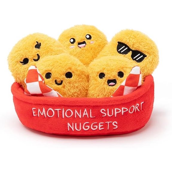 Relatable Emotional Support Chicken Nuggets Plush Set