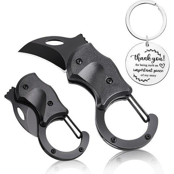 Mini Pocket Knife Gift Set with Keychain