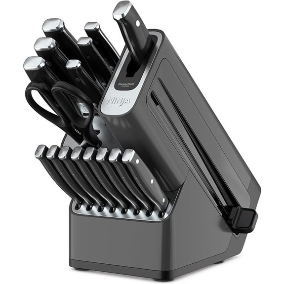 Ninja Foodi 17-Piece Knife Set with Sharpener