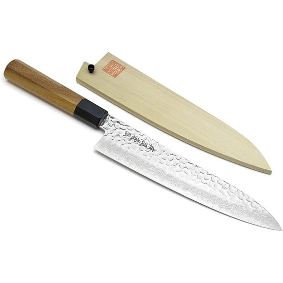 Yoshihiro VG10 Damascus Gyuto Kitchen Knife
